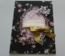 Anna Griffin "Happy Birthday" 3D Handmade Layered Card