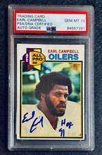 Earl Campbell Cards, Rookie Cards and Memorabilia Guide 5