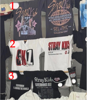 Stray Kids Governors Ball T-Shirt 2026, Reprint, 2 sides