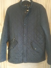 BARBOUR Chelsea SportsQuilt jacket mens Medium Black