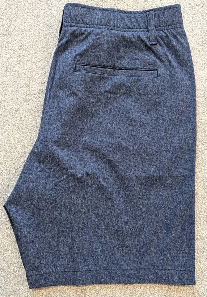 Pantalones cortos de golf Under Armour para hombre con ventilación 38 azul marino elásticos 1377359 nuevos con etiquetas Foto 4 de 4
