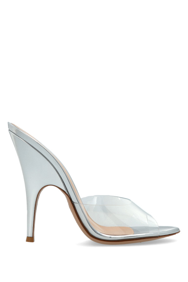 Gianvito Rossi - Women - Heeled mules  Sofia  - Silver