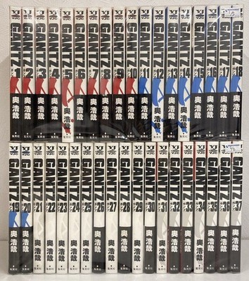 GANTZ Vol.1-37 Complete Set Manga Comics Hiroya Oku Japanese Language