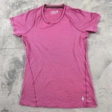 Smartwool Shirt Womens Small Pink Merino 150 Lightweight Athletic Tee SW015254