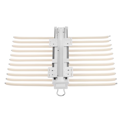Beige Moderno Dos Hileras Extensible Soporte para Pantalones Armario - Imagen 9 de 19