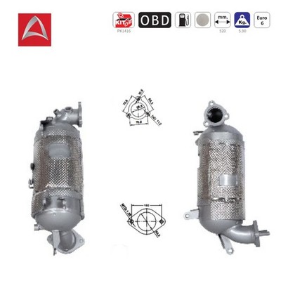 Ruß-partikelfilter Dieselpartikelfilter für HYUNDAI Tucson KIA Sportage -2.0CRDi