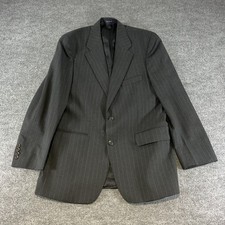 Polo University Club Ralph Lauren 40R Wool Blazer Sport Coat Pinstripe Canada