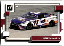2023 Panini Donruss Racing #124 DENNY HAMLIN Joe Gibbs Racing NASCAR