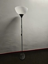 IKEA NOT Tall Black Floor Lamp Single Uplighter