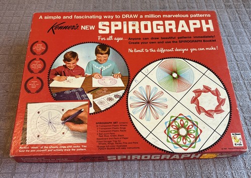 Vintage 1967 Kenner Spirograph No. 401 Complete Nice