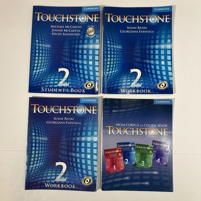 Cambridge Touchstone Level 2 Lot of 3 Book Set Student's Workbooks McCarthy 2005