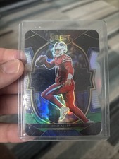 2022 Panini Select #97 Josh Allen Black and Green Prizm Die Cut