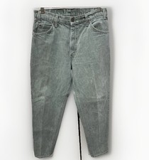 550 LEVIS ORANGE TAB GREEN JEANS 33x30 (32x30 Actual) Made in USA Faded Vintage