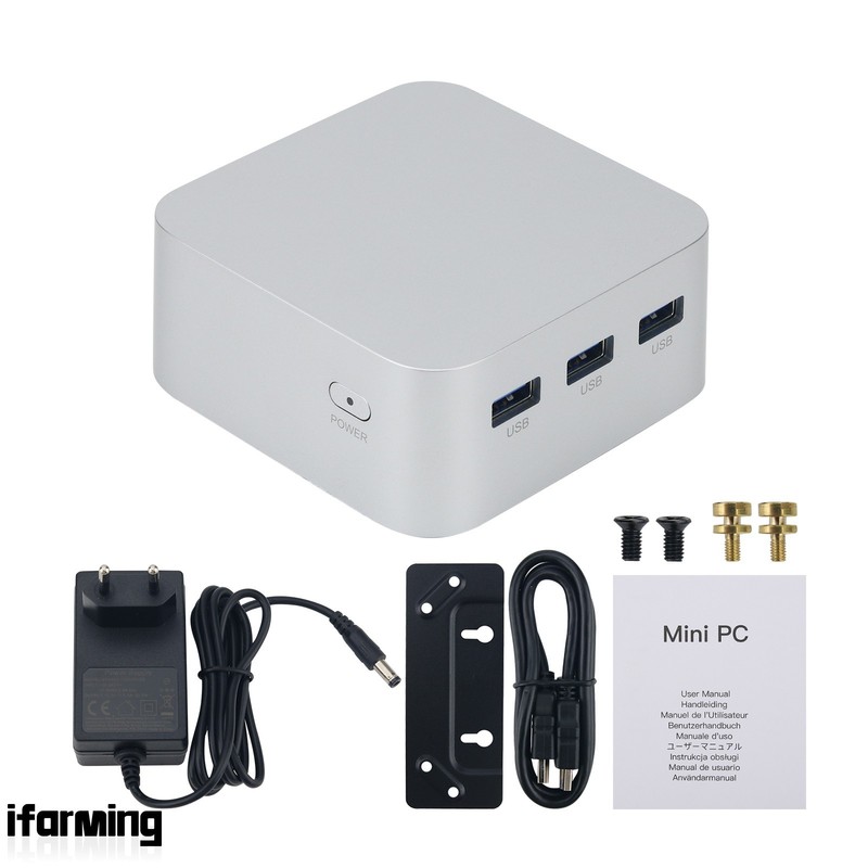 T8PLUS N100 8GB+256GB Mini PC Mini Computer Desktop Gaming Computer+Network Port