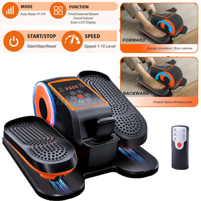 Under Desk Elliptical Leg Exerciser as Seen on TV While Sitting for Senior LCD