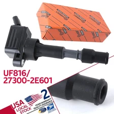 1PCS OEM 27300-2E601 UF816 Ignition Coil For Hyundai Sonata Kona Kia Forte 2.0L
