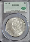 1879-S Morgan Silver Dollar CACG MS 65 CAC