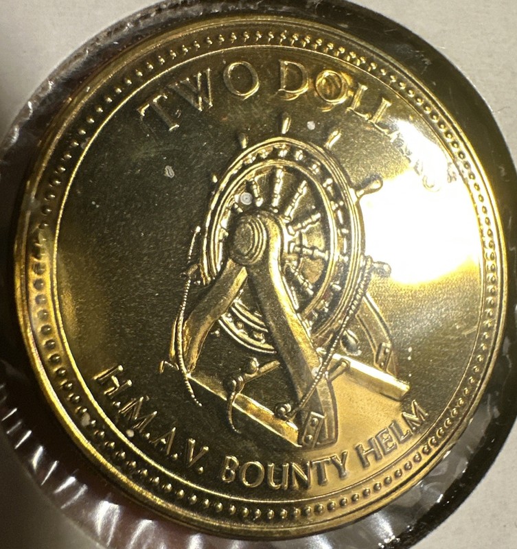 2009 Pitcairn Islands 2 Dollars $2  BU Prooflike Coin KM# 59