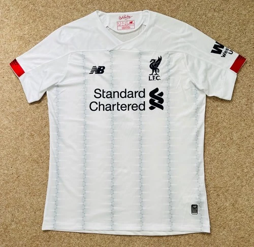 Authentic N.B Liverpool F.C. 2019/20 Season Away Kit "Firmino" Shirt Mens Size M