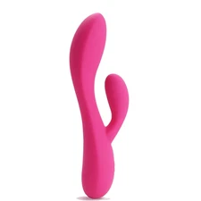 Rechargeable Dual Motor Massager Waterproof Silicone Relaxation Tool Pink