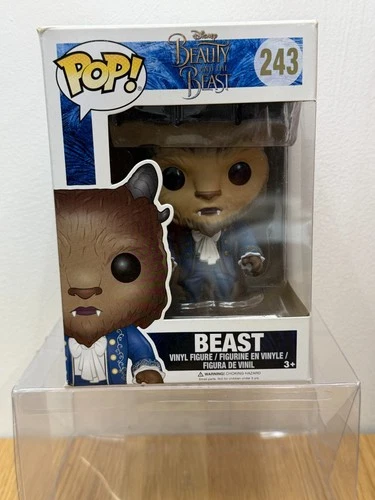 Funko Pop! - Beauty And The Beast - Beast #243 + FREE POP PROTECTOR
