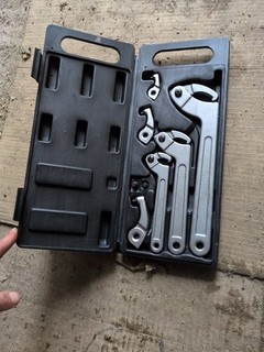 Yamoto Imperial Hook & Pin Spanner Set (3/4 4 3/4in 8 piece "C spanners"