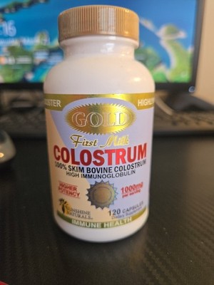 Sunshine Naturals Colostrum 1000 Mg   120 Capsules Exp: 02/2028