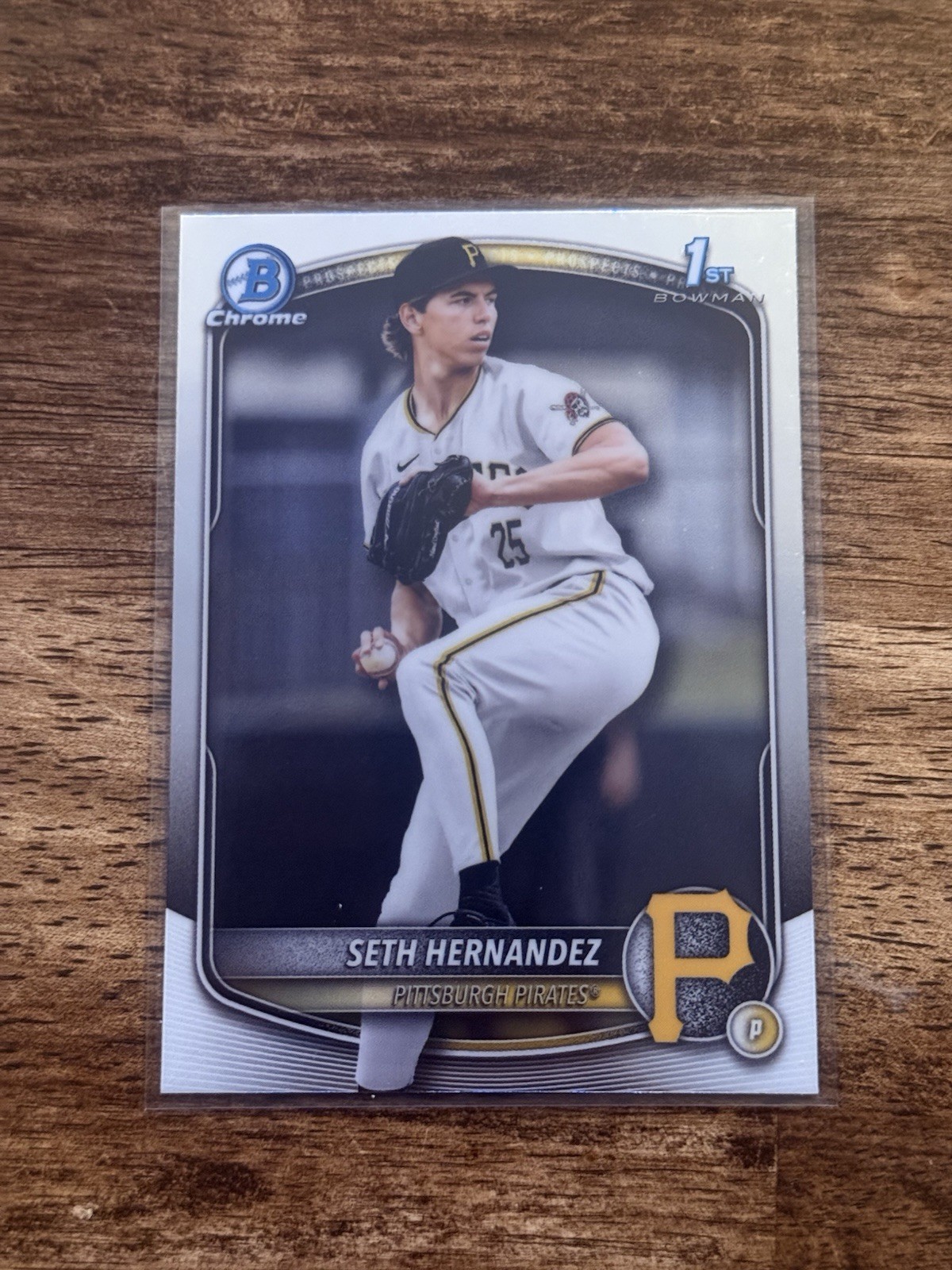 2025 Bowman Draft SETH HERNANDEZ 1st Bowman Chrome #BDC-25 Pirates Base