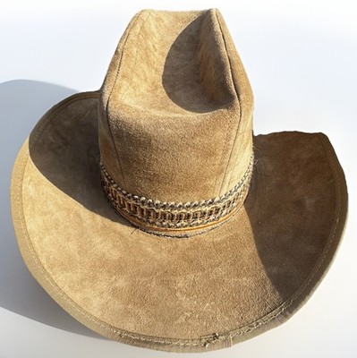 Billy Kidd Stetson Suede Leather Western Cowboy Hat Tan 7 1  display picture 3