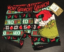 Mens Dr Seuss Grinch Boxer underwear Small NEW