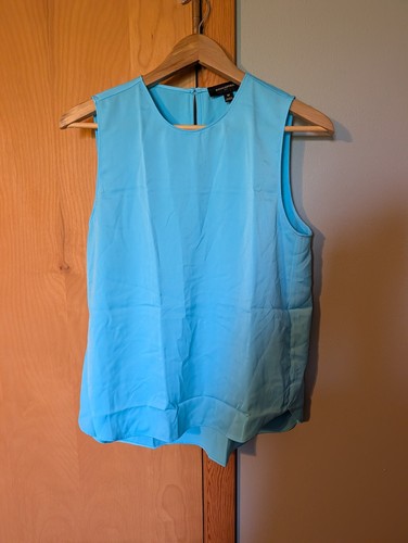 Banana Republic Factory Store Women's Size M Blue Sleeveless Blouse