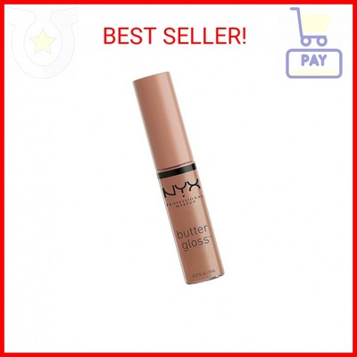 NYX PROFESSIONAL MAKEUP Butter Gloss, Non-Sticky Lip Gloss - Madeleine (Mid-Tone