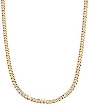 14K Gold Plated 925 Sterling Silver 4mm Italian Solid Curb Cuban Link Chain N...