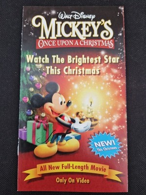 Walt Disney Mickey's Upon Christmas/Mulan VHS Video 1999 - Faltblatt/Flyer #W1076