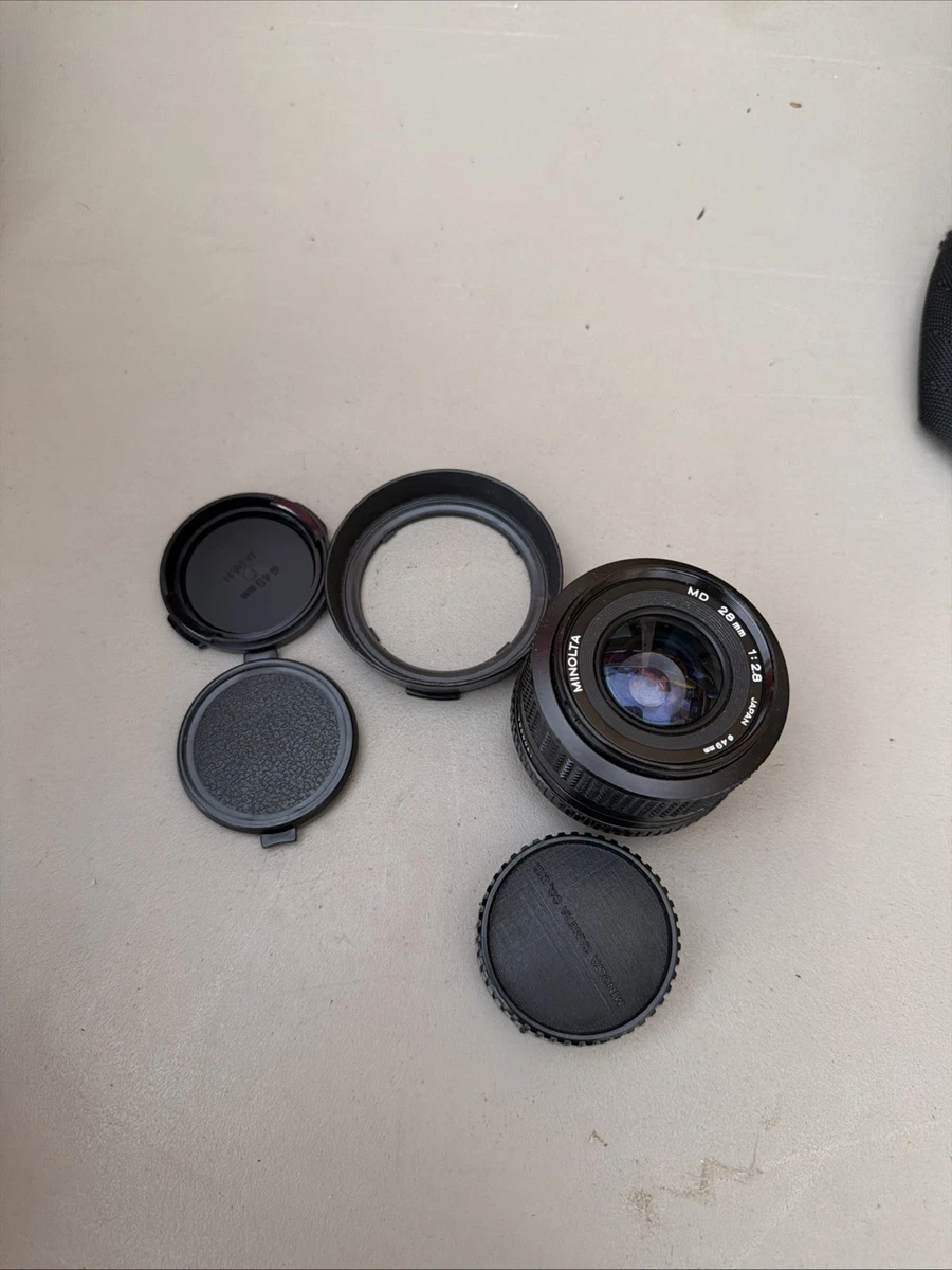 Preços baixos em Lentes de câmera Minolta f/2.8 28mm Focal | eBay