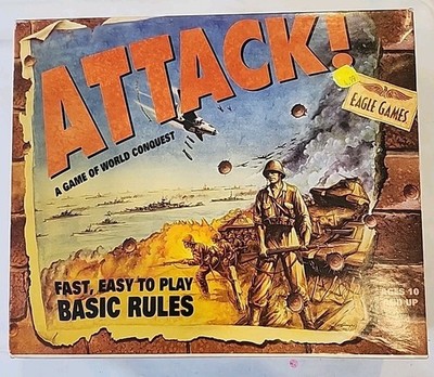 Attack! A Game of World Conquest Complete Excellent Eagle Games 2003 