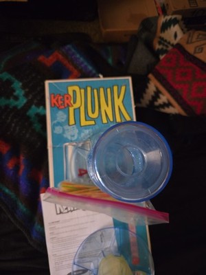 Vintage KerPlunk 1967 Skill & Action Game with Marbles & Pick-Up Sticks ORG.BOX