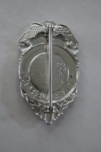 Vintage Fire Department Badge West Hillsborough Obsolete - Imagen 2 de 2