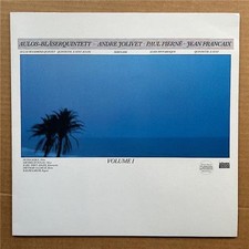 AULOS-BLASERQUINTETT - ANDRE JOLIVERT PAUL PIERNE - JEAN FRANCAIX LP 1986 - Nice