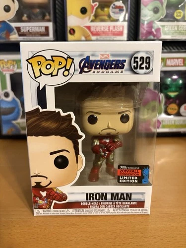 Funko Pop! Marvel Avengers Endgame Iron Man #529 2019 Fall NYCC W/Protector!!