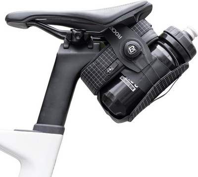 ROCKBROS Bike Saddle Bag w/Water Bottle Holder&Taillight Hanger 0.2L Seat Pack 