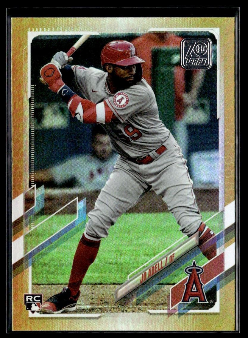 2021 Topps Gold Foil Jo Adell RC Los Angeles Angels #43