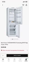 Bosch KGN34NWEAG Serie 2 Fridge Freezer - White