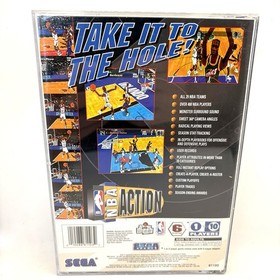 Sega Saturn NBA Action (Sega Saturn, 1996) CIB Complete With Registration Card