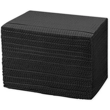 "125 baberos dentales desechables para pacientes, 33 x 45 cm, 3 capas "