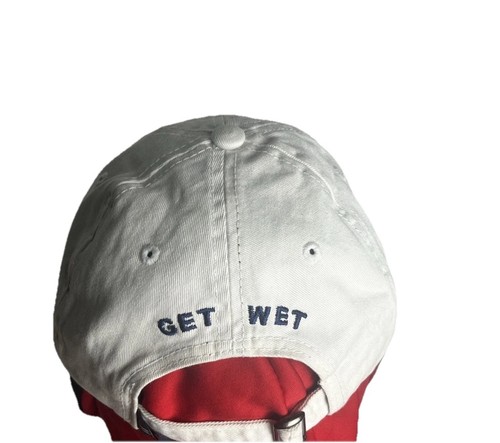 Sperry Hat Cap Strap Back Red White Logo Adjustable Tennis Baseball Preppy Mens - Picture 4 of 6