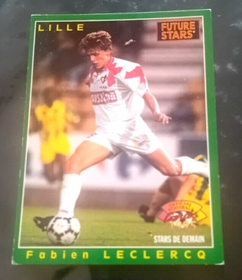 PANINI FABIEN LECLERCQ 1992 1993 FUTURE STARS LILLE LOSC FRANCE