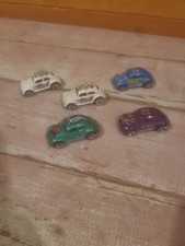 Lot Of 5 1988 Hot Wheel VW Volkswagen Beetle Bug White/Green/Purple/Blue