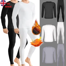 Mens Thermal Long Johns Top Bottom Underwear Trouser T Shirt Set Base Layer Soft