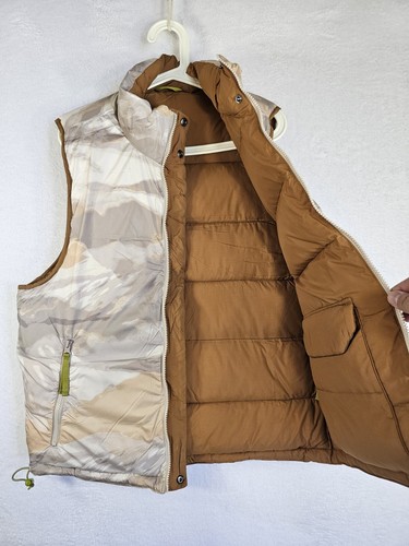 Columbia Wallowa Heritage Reversible Puffer Vest Brown Men’s Small New. - Picture 23 of 24